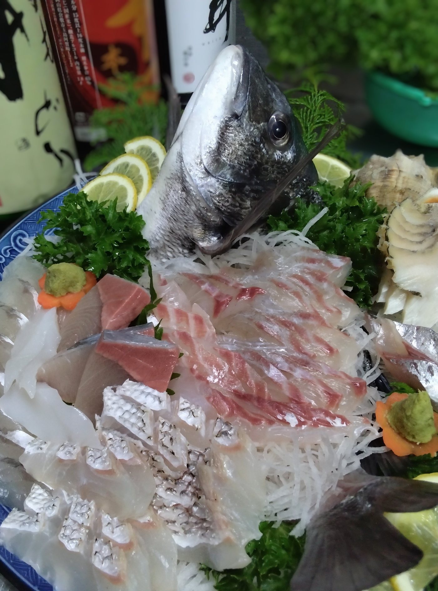 お魚の姿造り