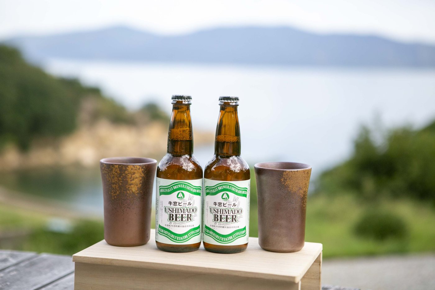 ウェルカムドリンクの牛窓ビール